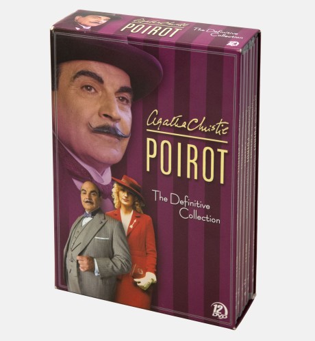 Agatha Christie - Poirot, The Definitive Collection DVD Box Set - ALL 12 Feature-length A&E Poirot Episodes LIKE NEW NR